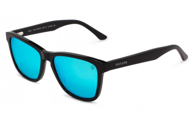 Sunglasses Hokana Yuma YU02-black glare - clear
