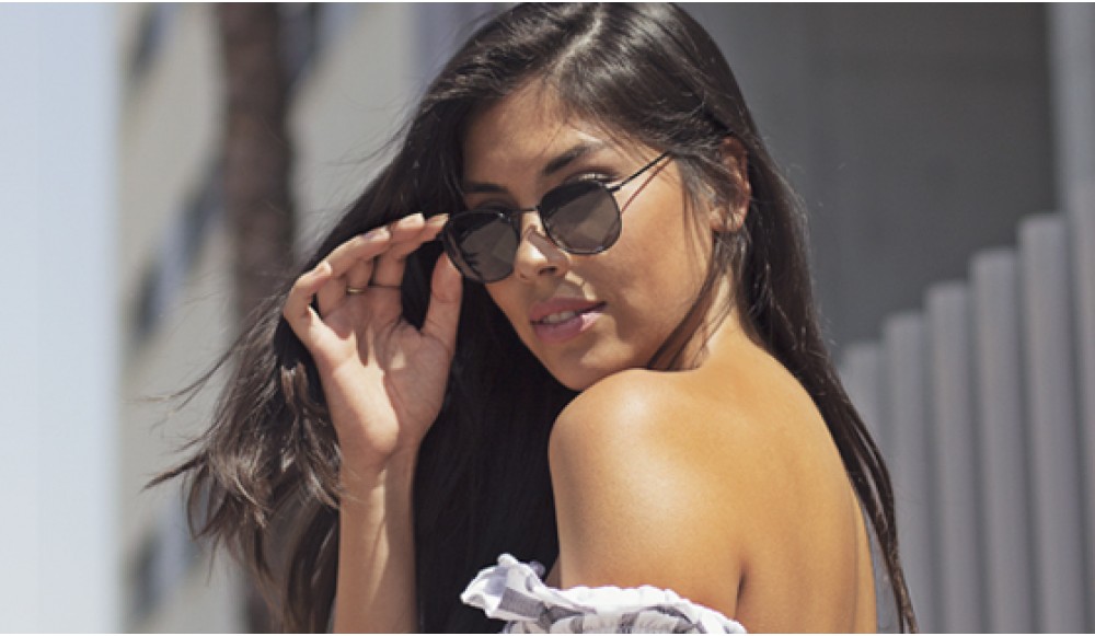 Sunglasses Hokana Coco C02-Black - Dark